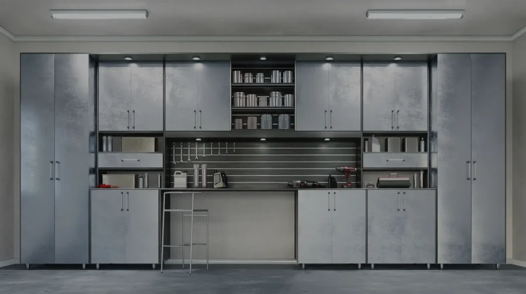 Garage storage project by Bespoke Closets