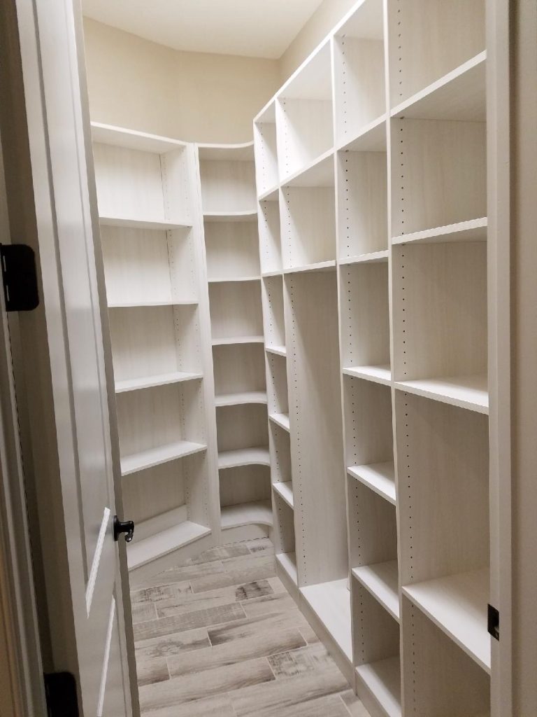 Custom closet project by Bespoke Closets
